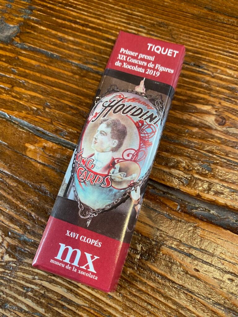 Chocolate bar ticket to Barcelona Chocolate Museum