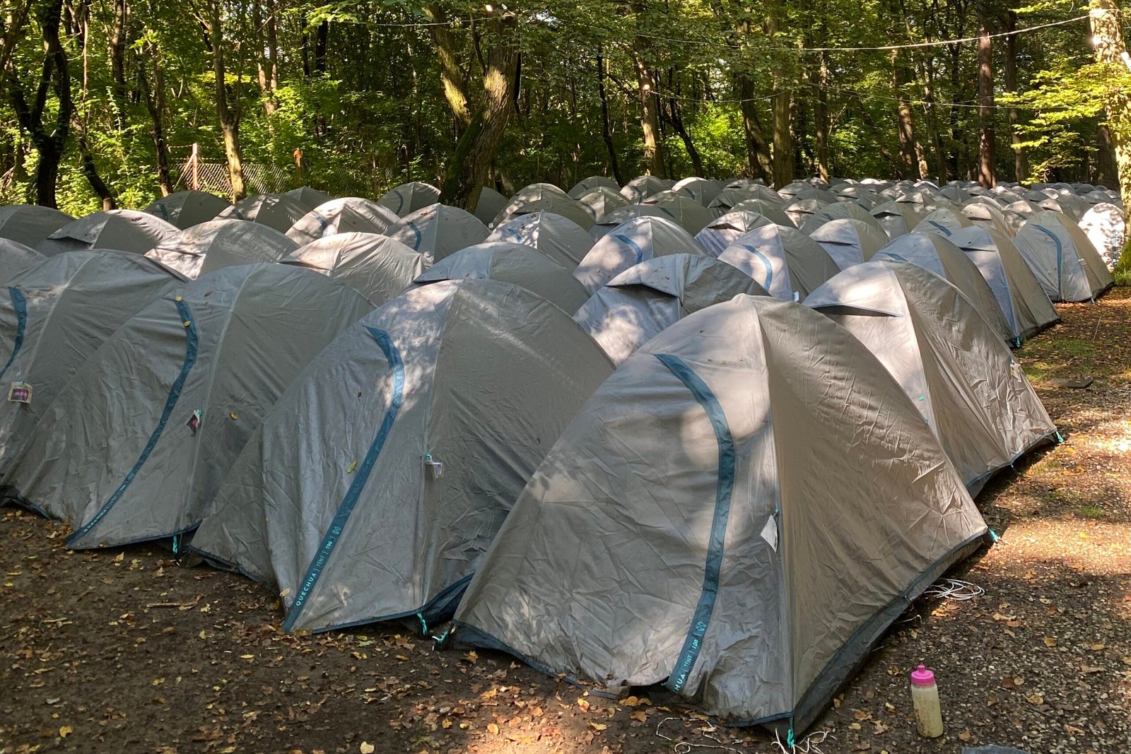 Stoke Travel Accommodation. 2 person shared tents at Oktoberfest Campsite.