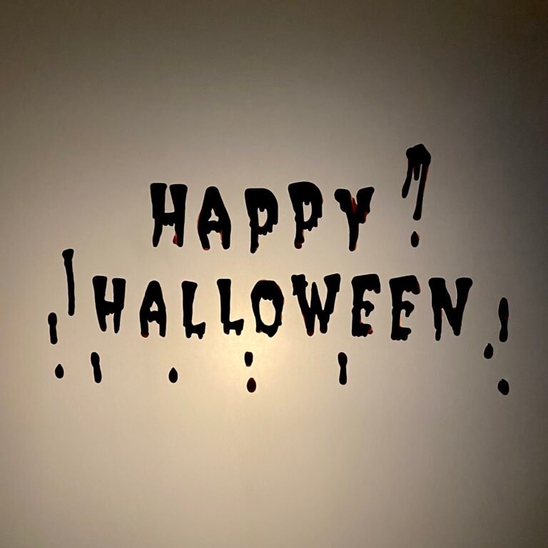 Happy Halloween - Gel Décor on glass
