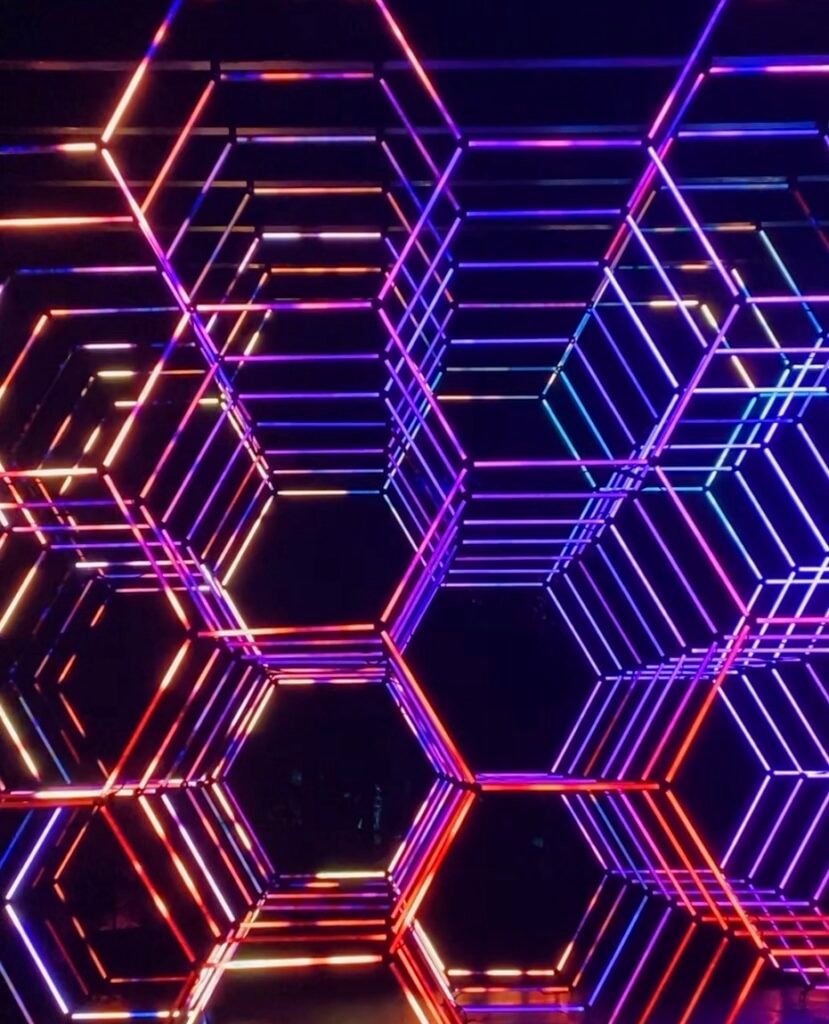‘The Hive’ Light artwork by Beamhacker