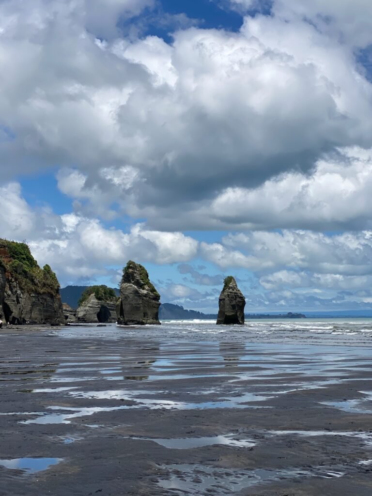 Three Sisters Beach Rock Structures