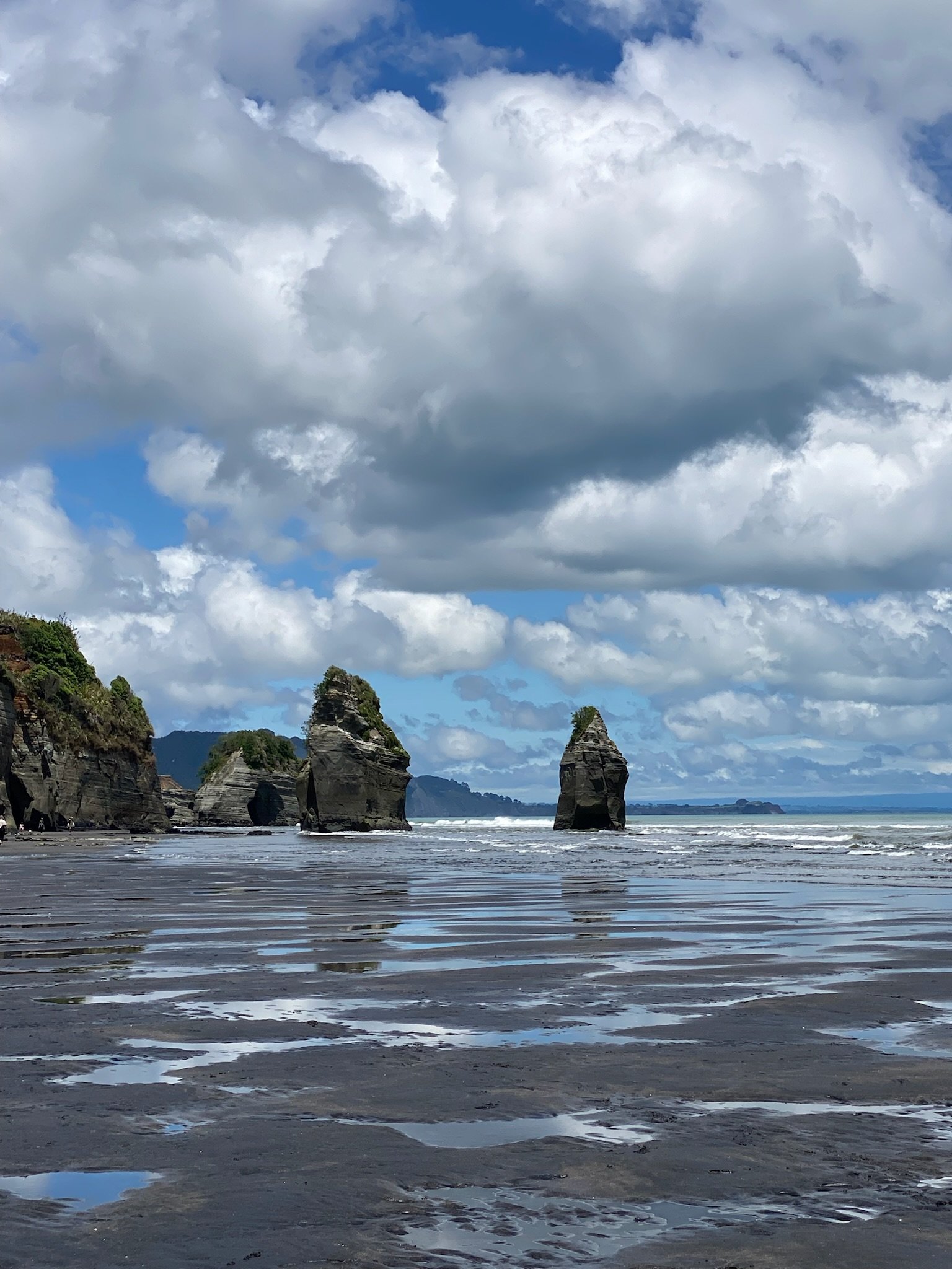 Three Sisters Beach Rock Structures