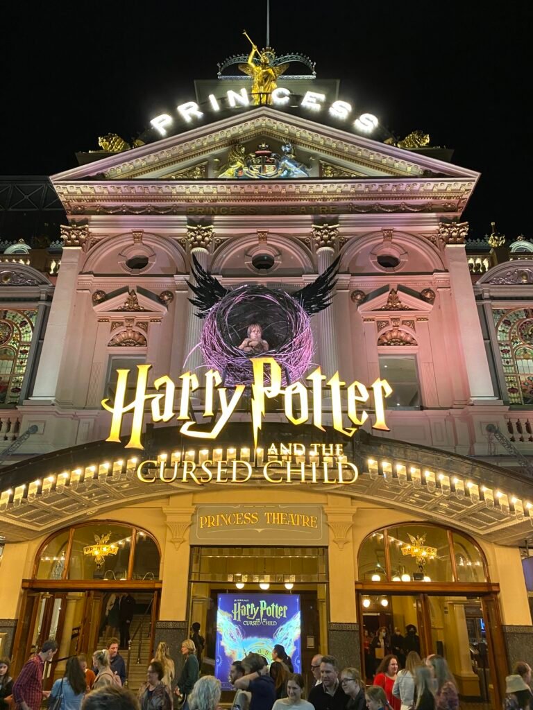 Harry Potter & The Cursed Child showing at Princess Theatre Melbourne